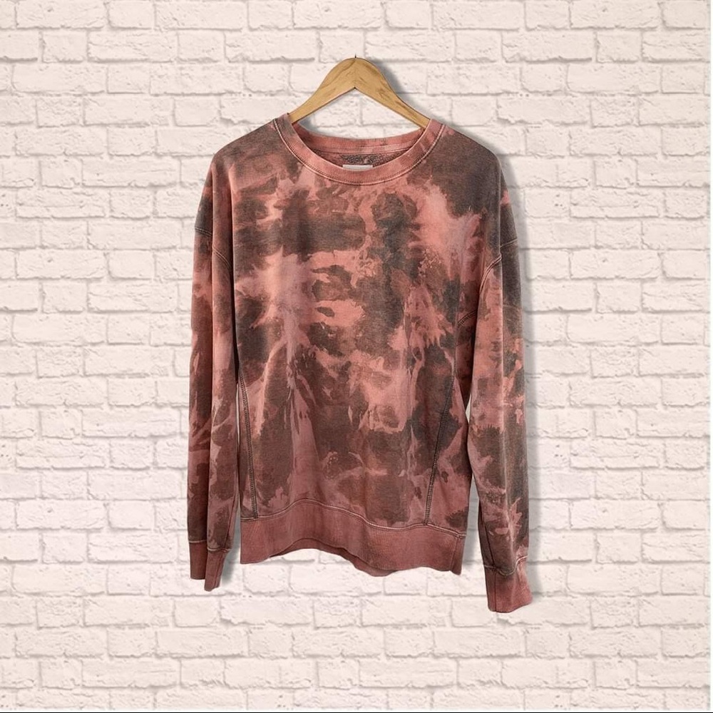 BRAND NEW! GOOD DAY BLEACHED TIE-DYE SWEATSHIRT - Picture 1 of 3
